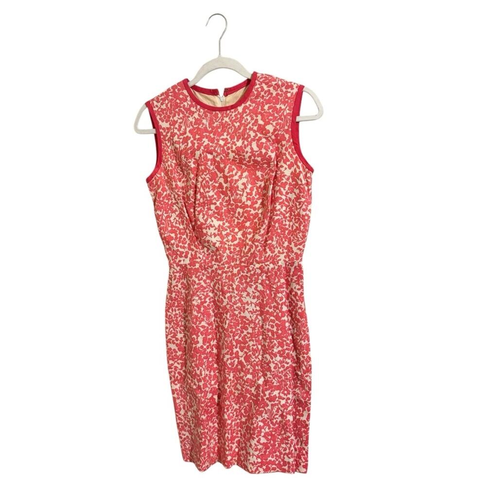 Vintage Pamela Martin‎ Pink Cream Sleeveless Shift Dress